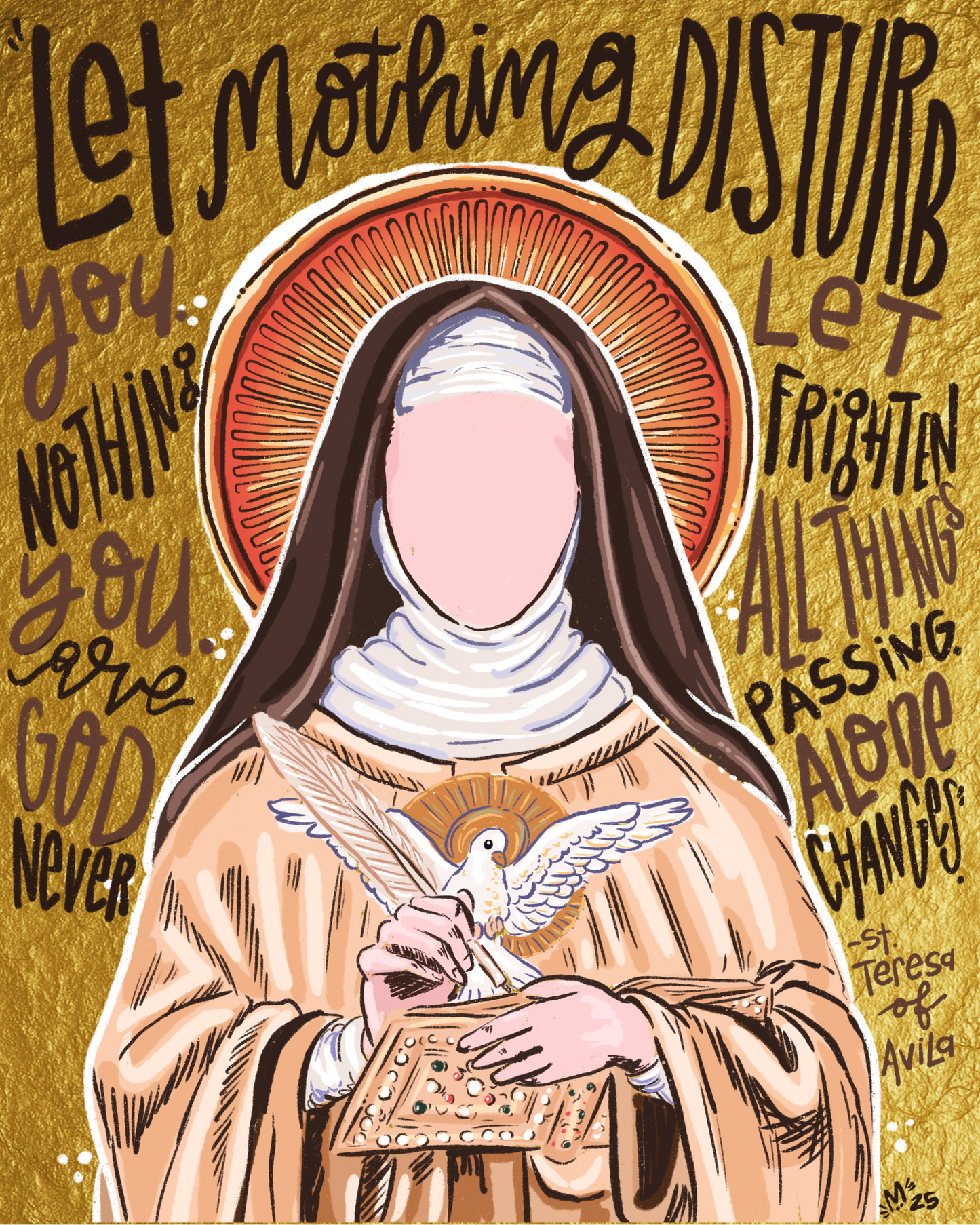 St. Teresa of Avila Limited Edition Print