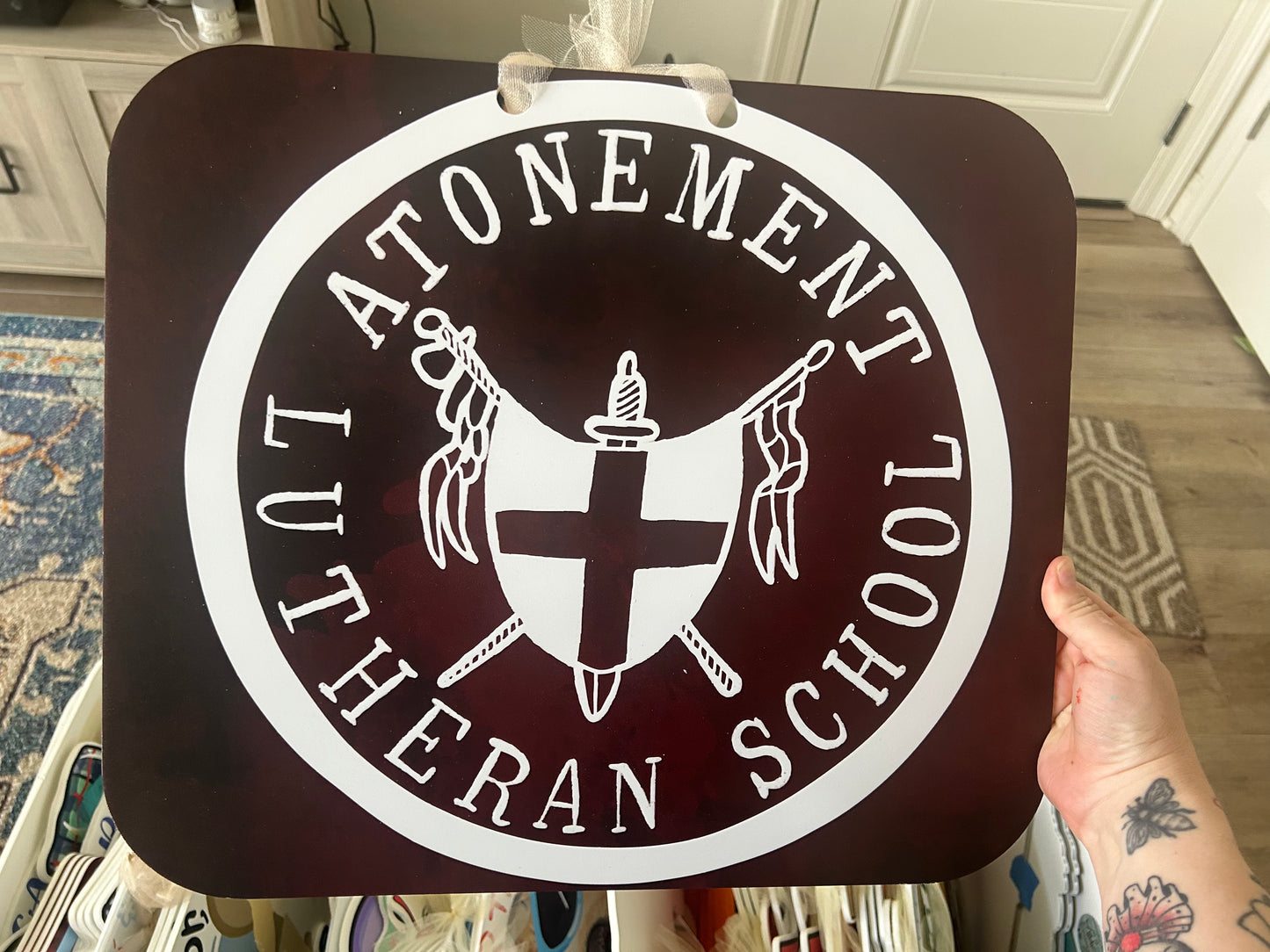 Atonement Lutheran School Door Hanger