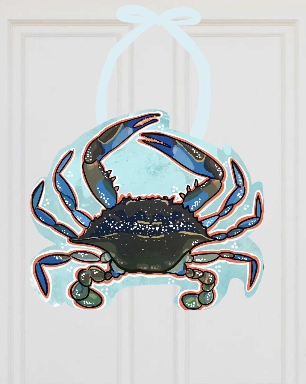 Blue Crab Door Hanger