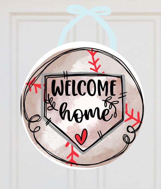 Custom Baseball/Softball Door Hanger