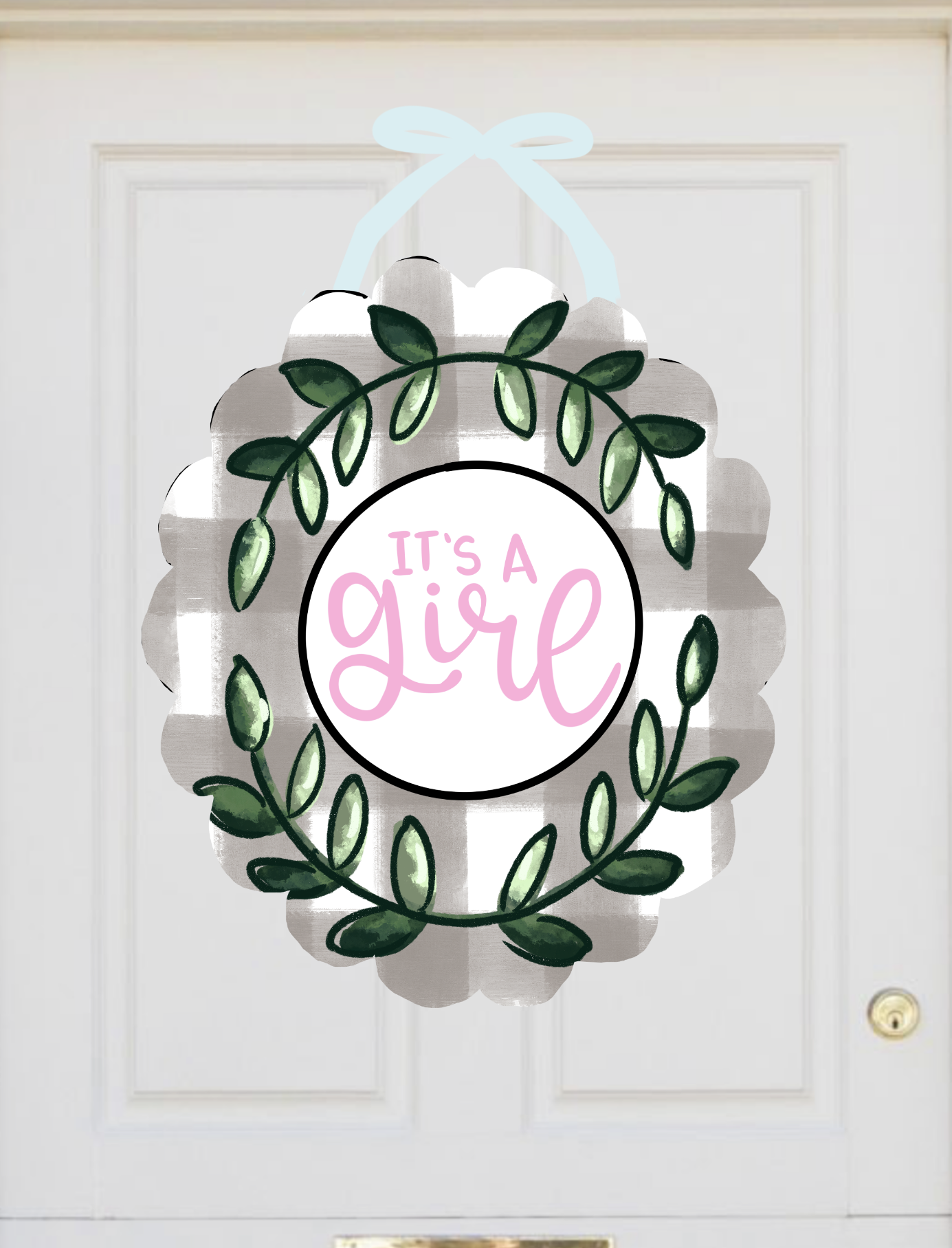 It's a Boy/Girl Attachable Door Hanger