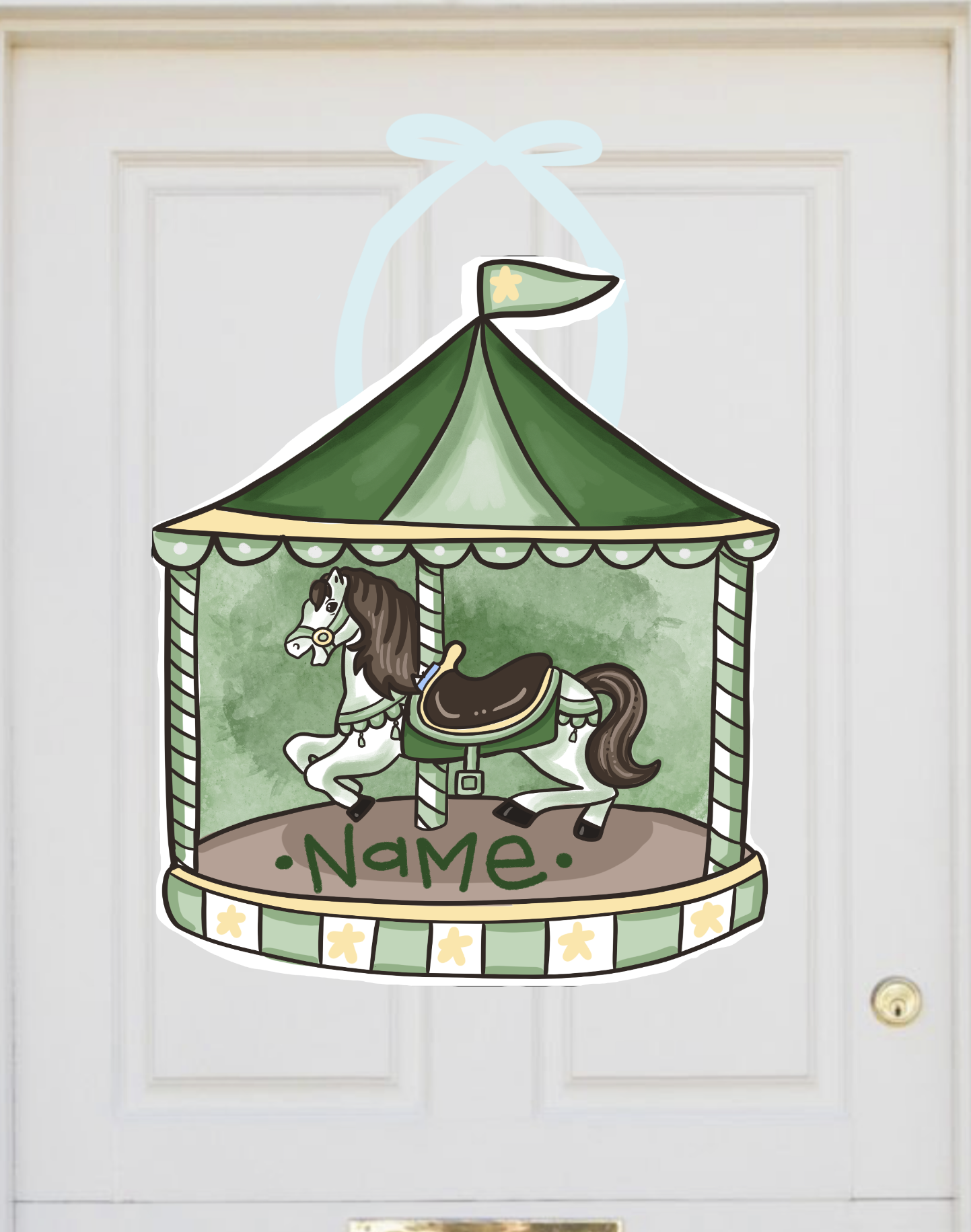 Carousel Baby Door Hanger