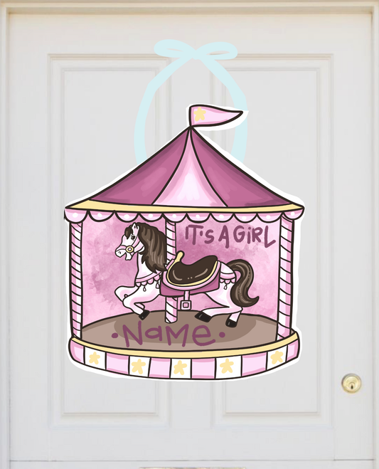 Carousel Baby Door Hanger