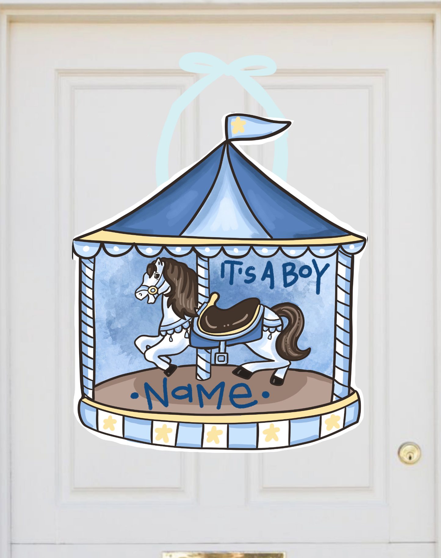 Carousel Baby Door Hanger