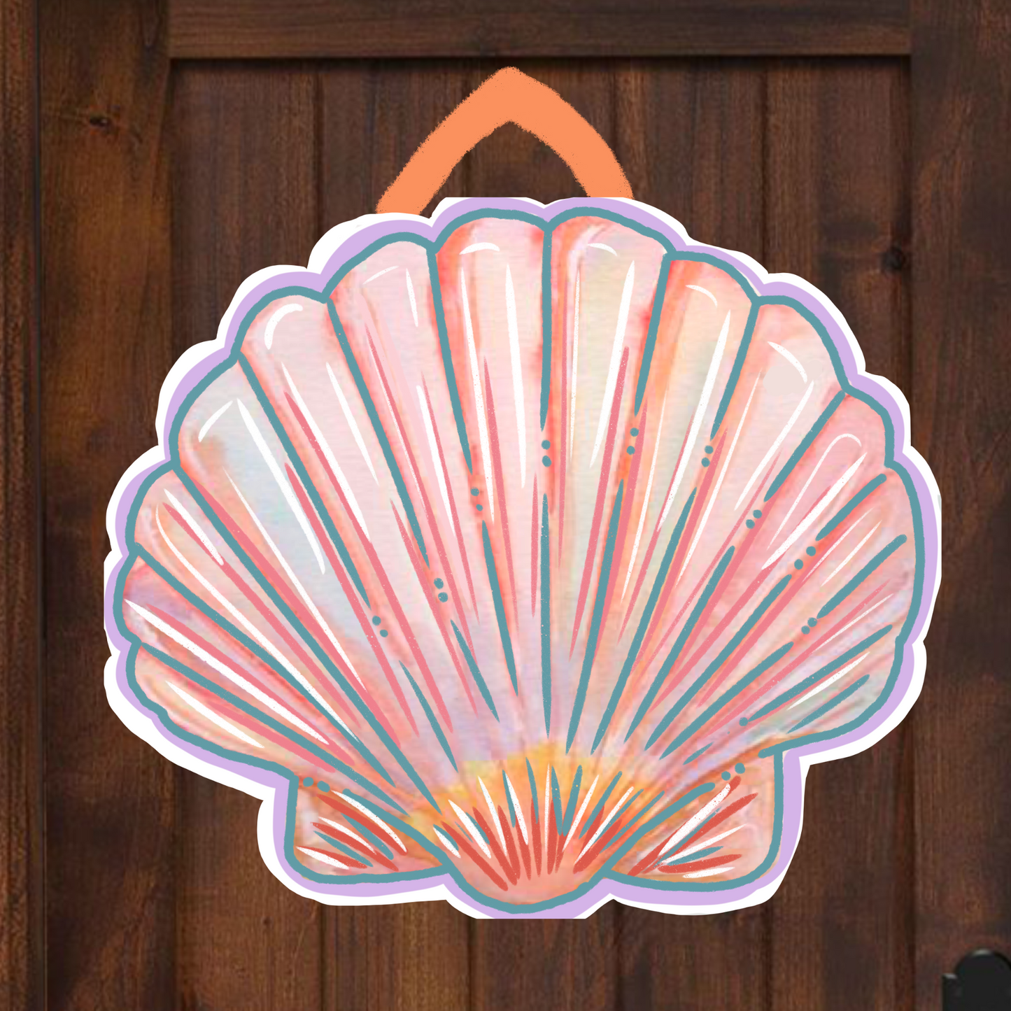 Seashell Summer Door Hanger