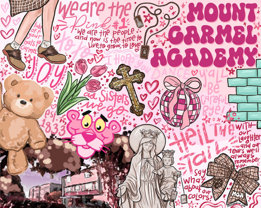 Pink Panther Mount Carmel Academy Doodle