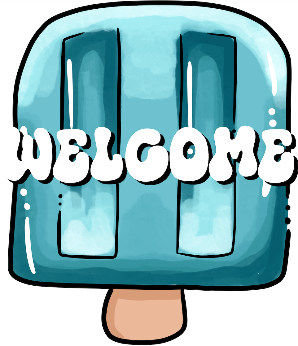 Welcome Popsicle Summer Door Hanger