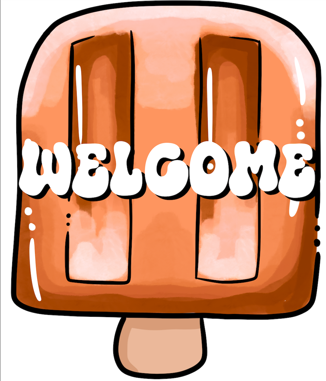 Welcome Popsicle Summer Door Hanger