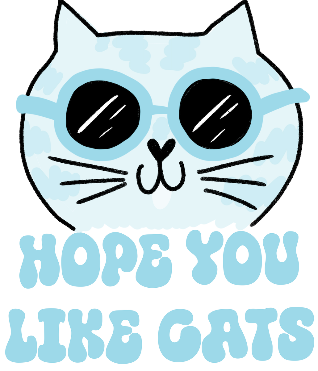 Hope You Like Cats With Cat Door Hanger