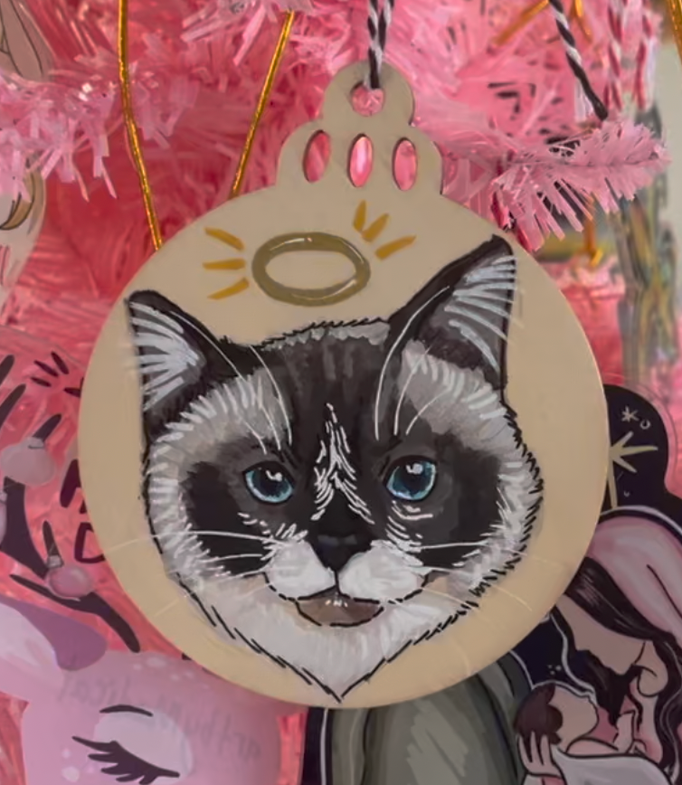 Custom Wooden Pet Ornament