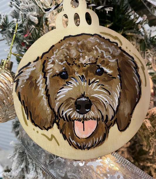 Custom Wooden Pet Ornament