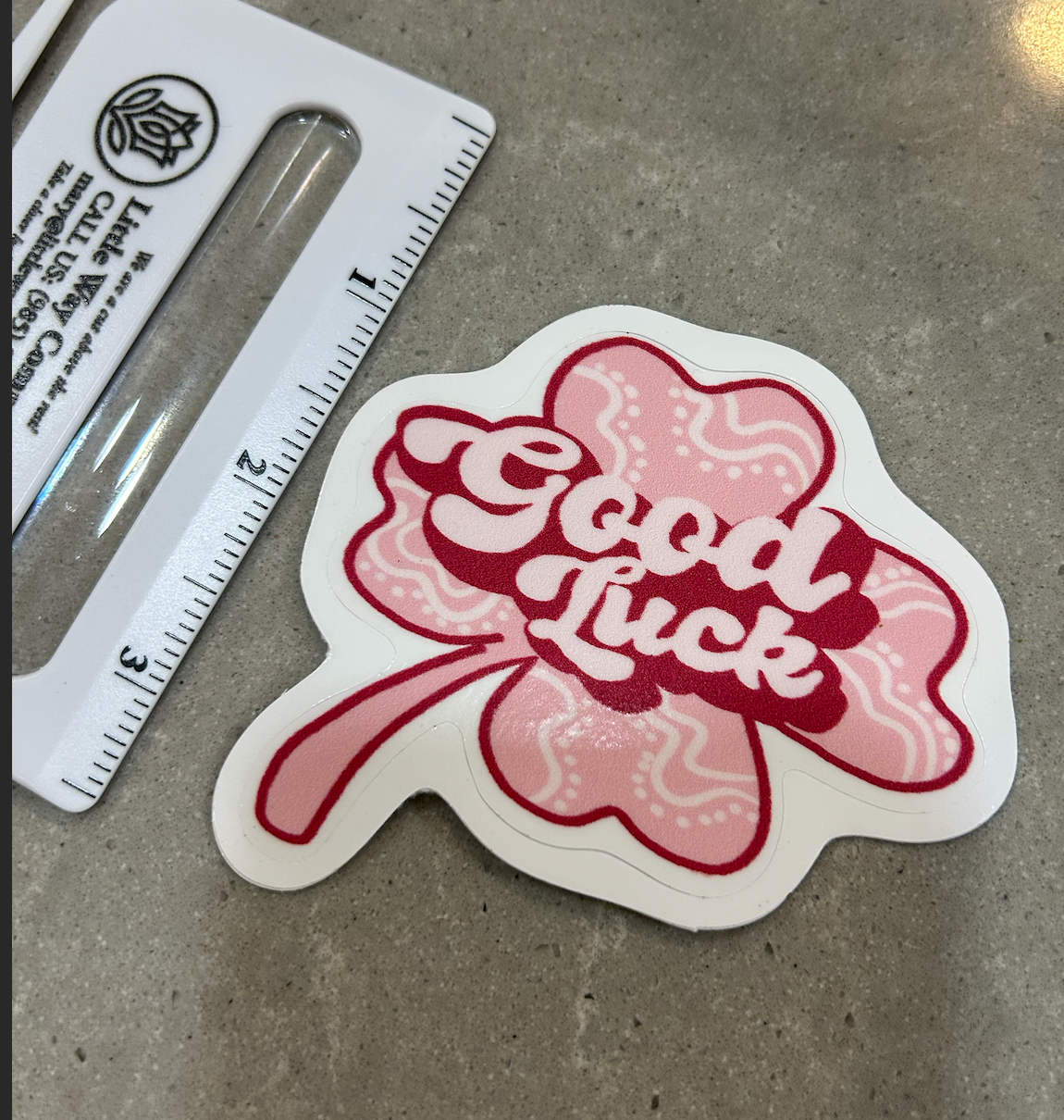 Good Luck Chappell Roan Inspired Vinyl Sticker