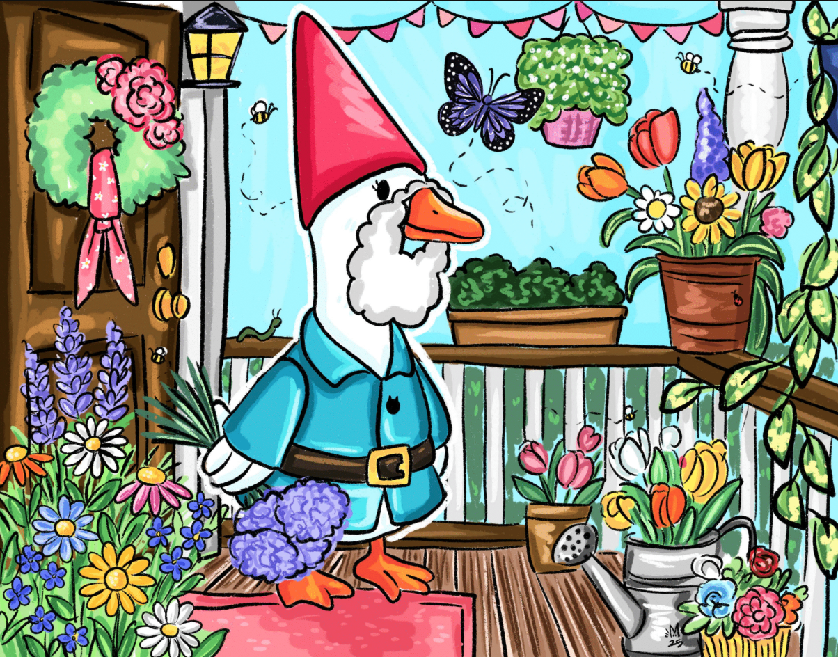 Goose on the Loose: Porch Goose Calendar (Ships Nov 1)
