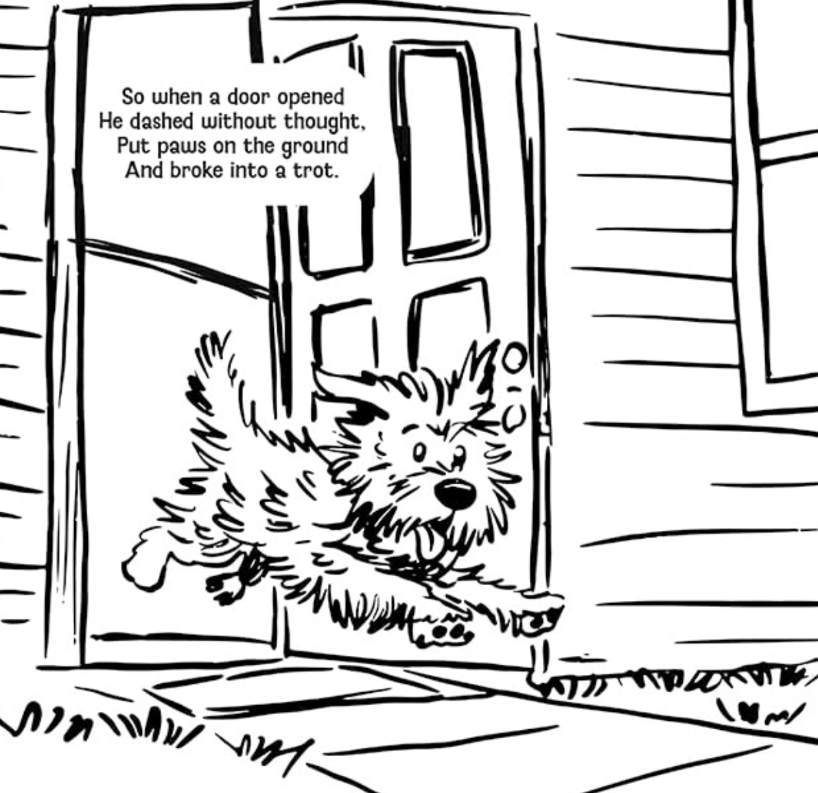 Scrim on the Run! Coloring Book