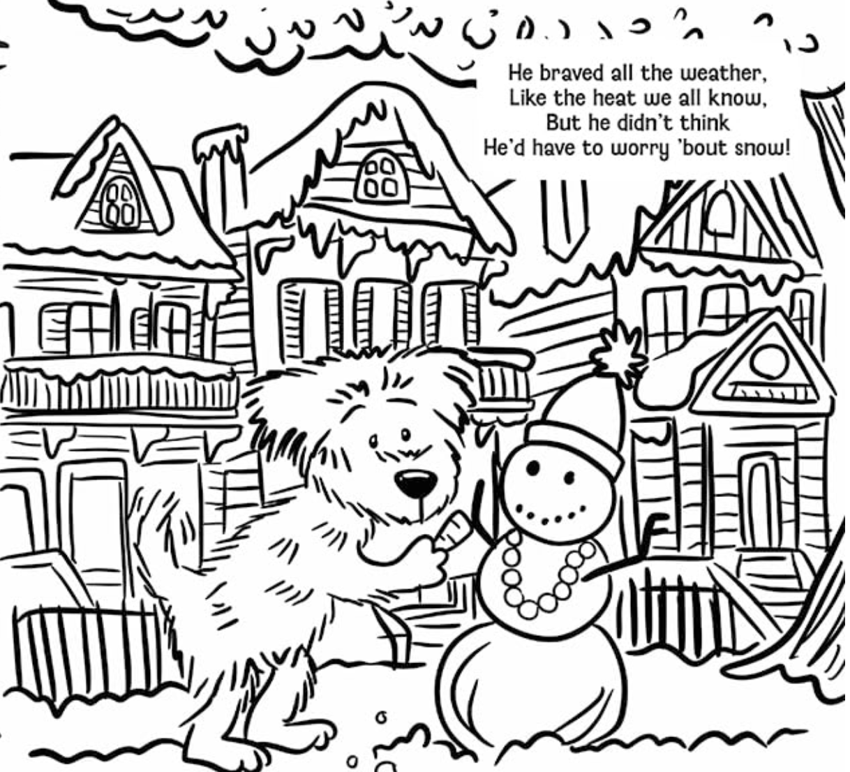 Scrim on the Run! Coloring Book