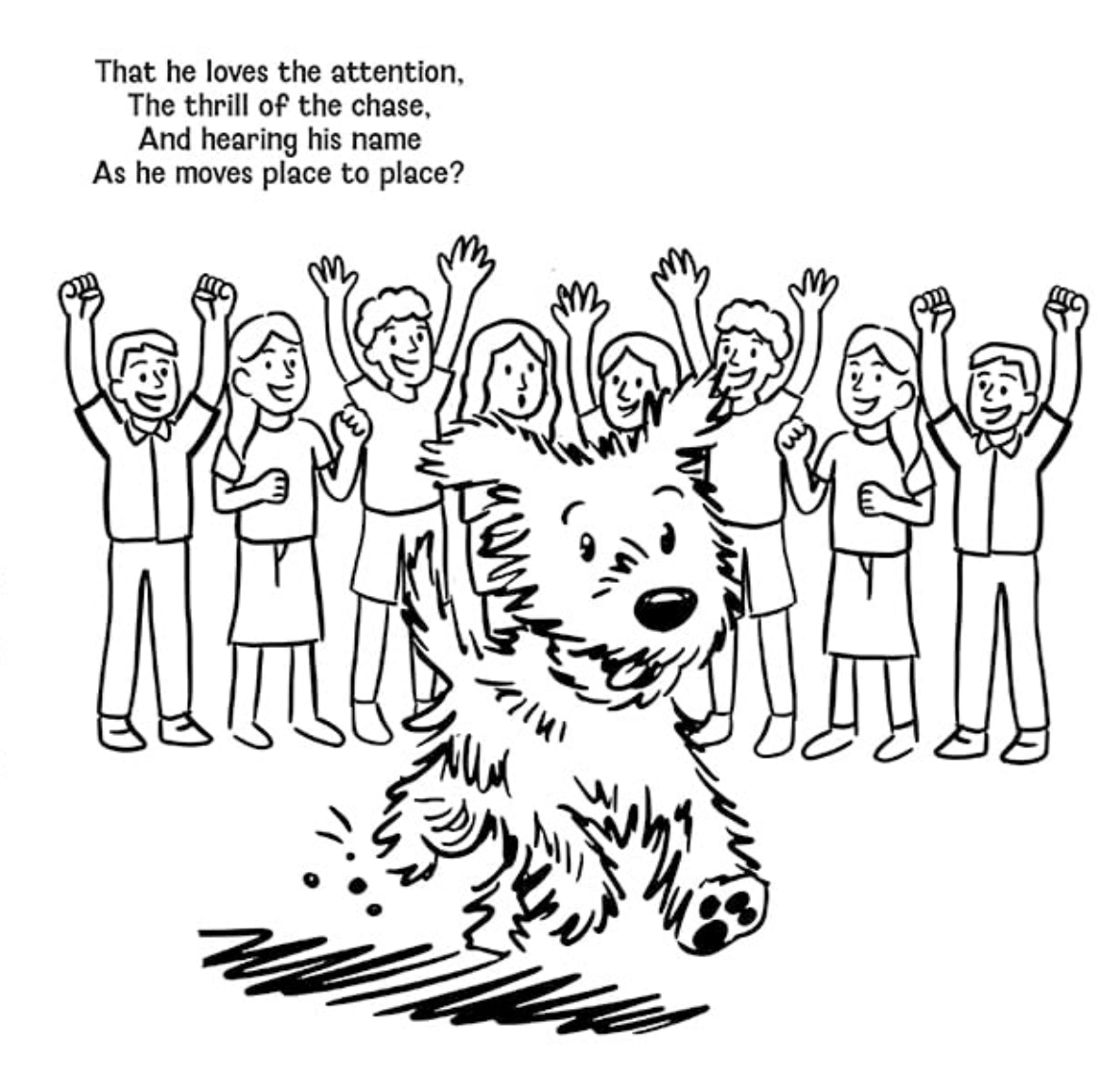 Scrim on the Run! Coloring Book
