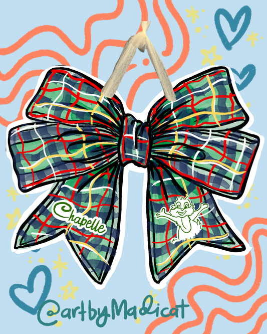 Chapelle Bow Coquette Door Hanger