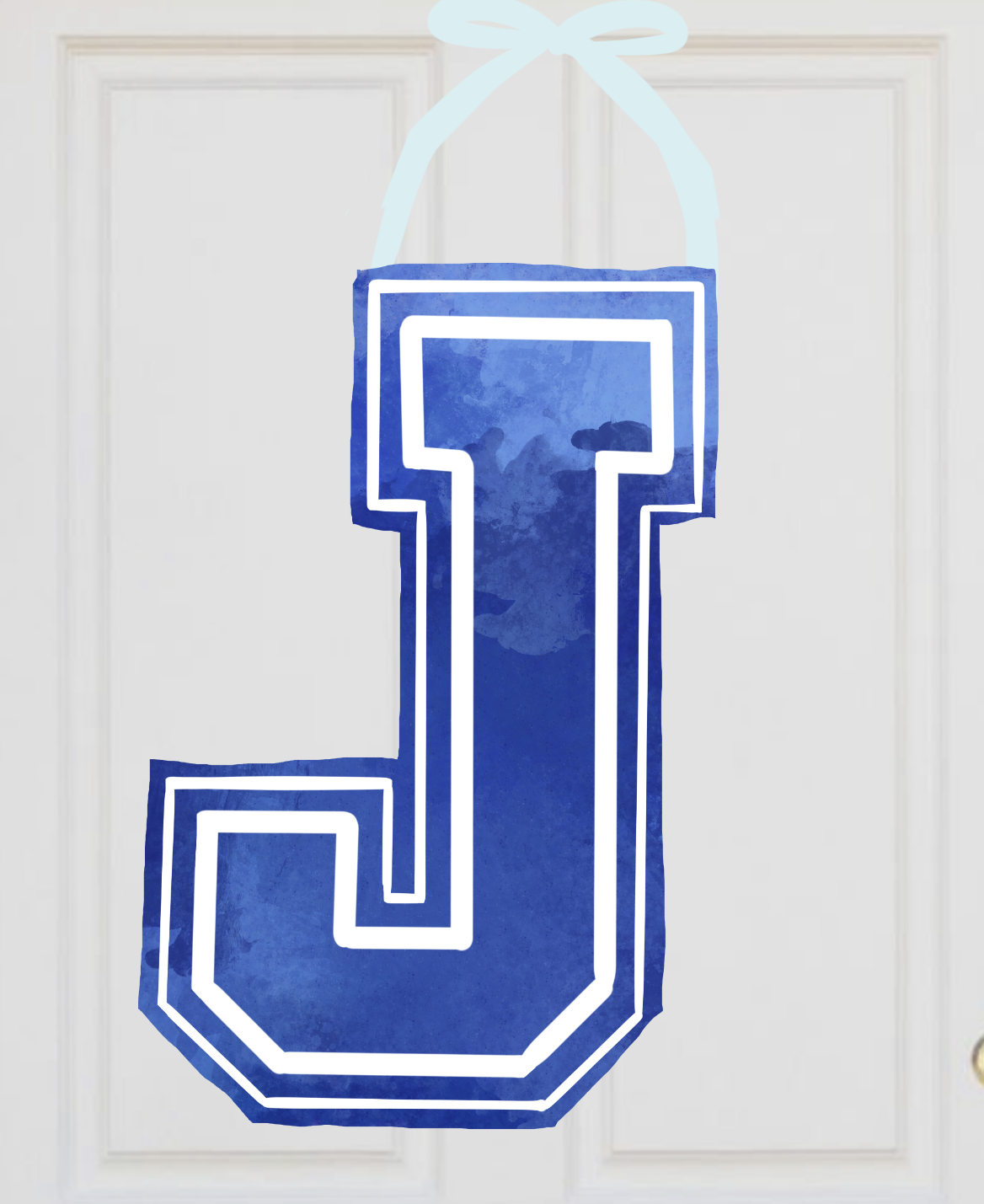 Jesuit Illustrated Blue Jays Doorhanger