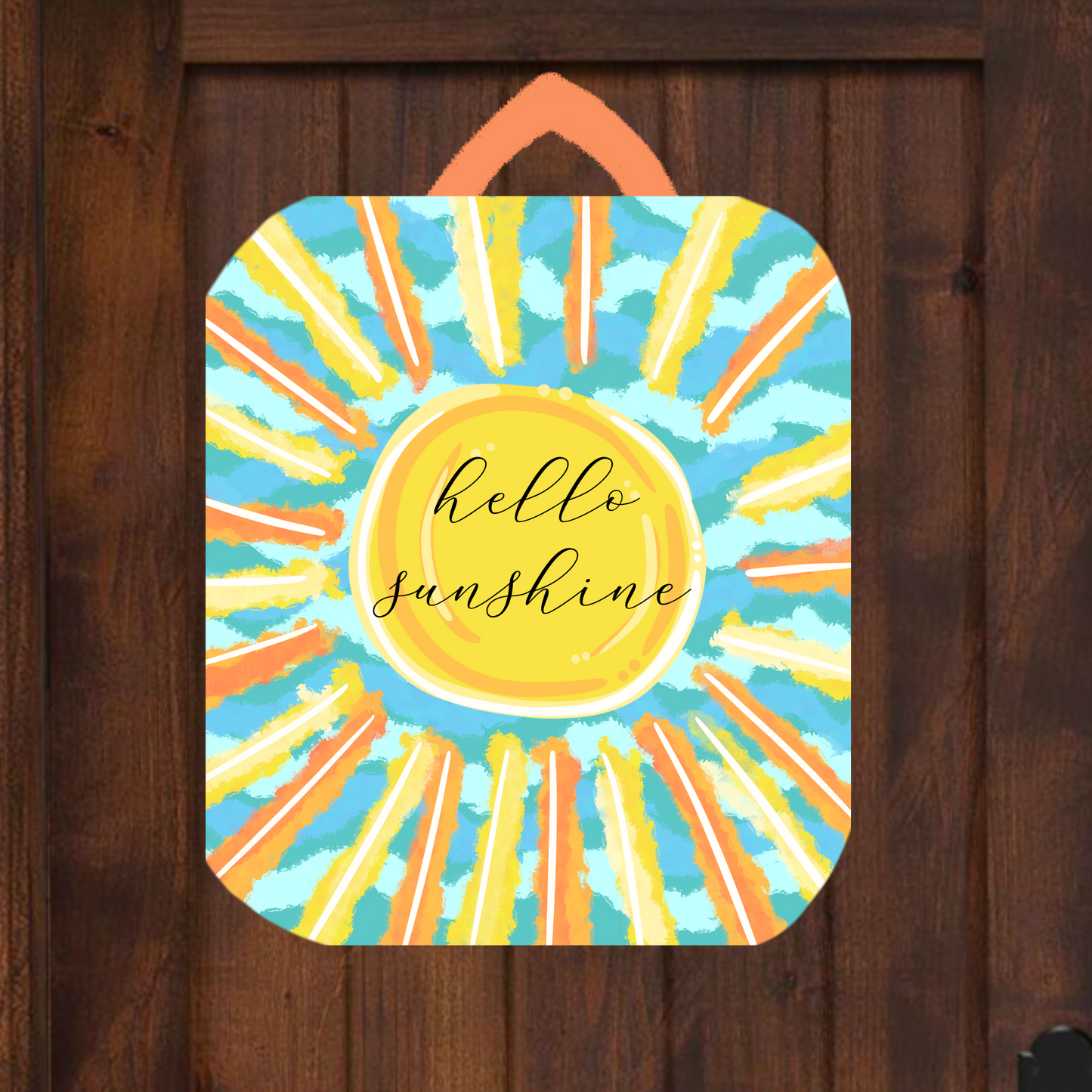 Hello Sunshine Door Hanger