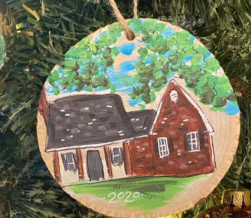 Custom Home Illustrated Ornament