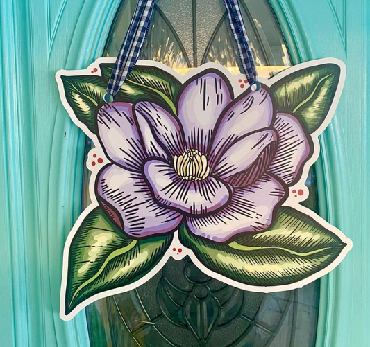 Single Magnolia Door Hanger