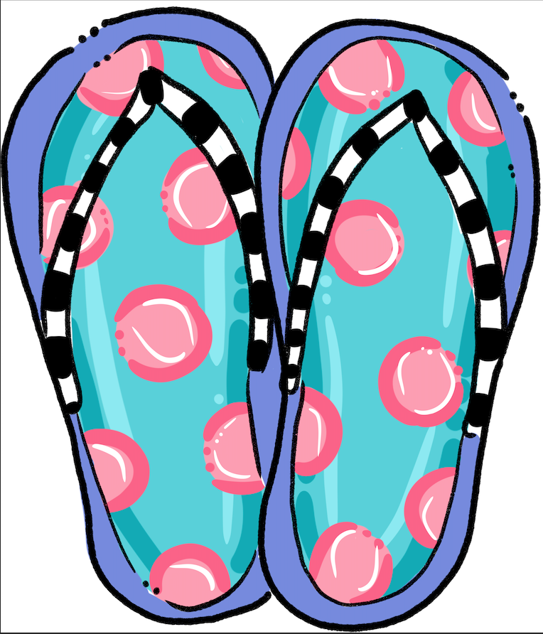 Flip Flop Door Hanger