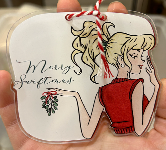 Merry Christmas Taylor Swift Ornament