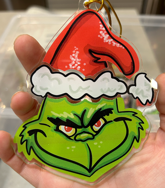 Grinch Acrylic Ornament