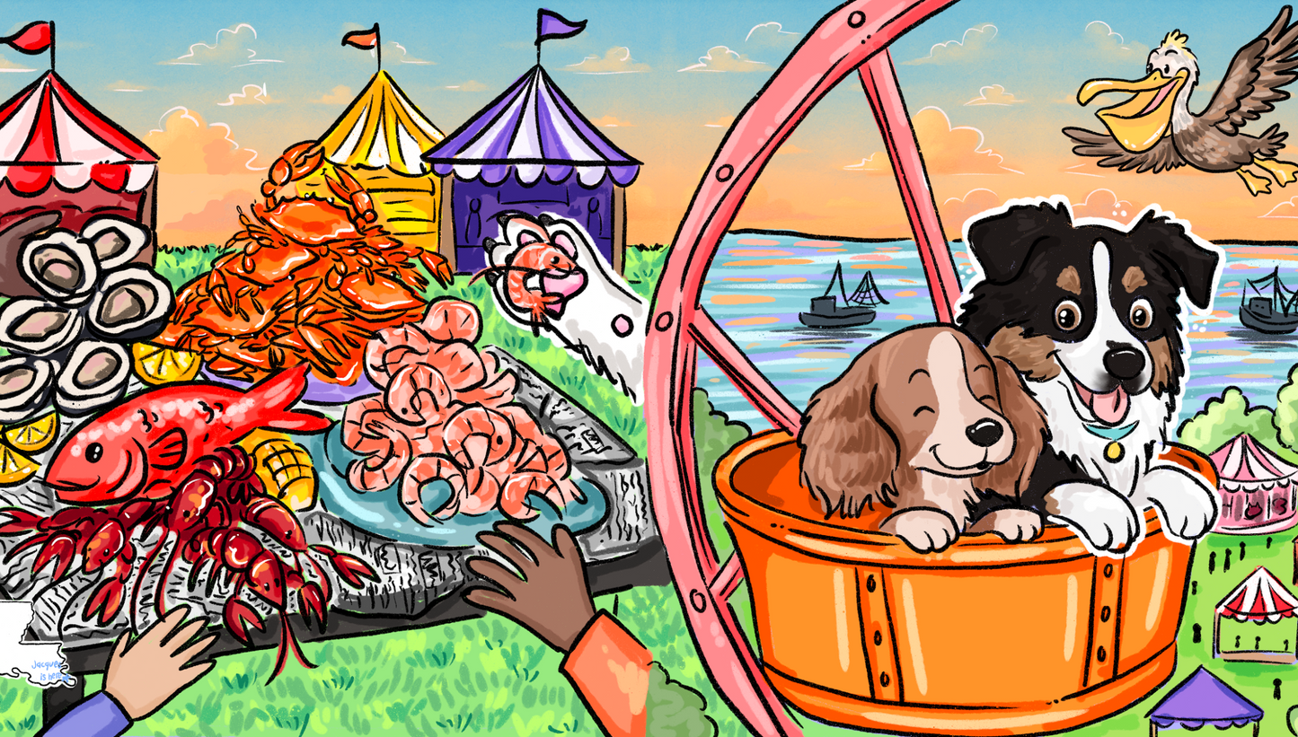 Where Y'at Jockamo? A Louisiana Book of Festivals - Children's Illustrated Book
