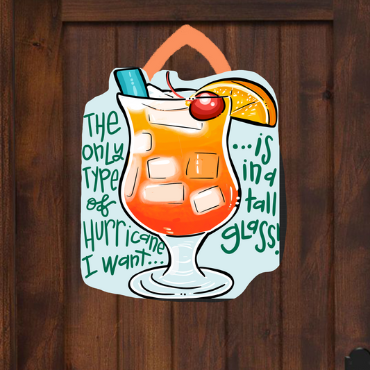 Hurricane Door Hanger